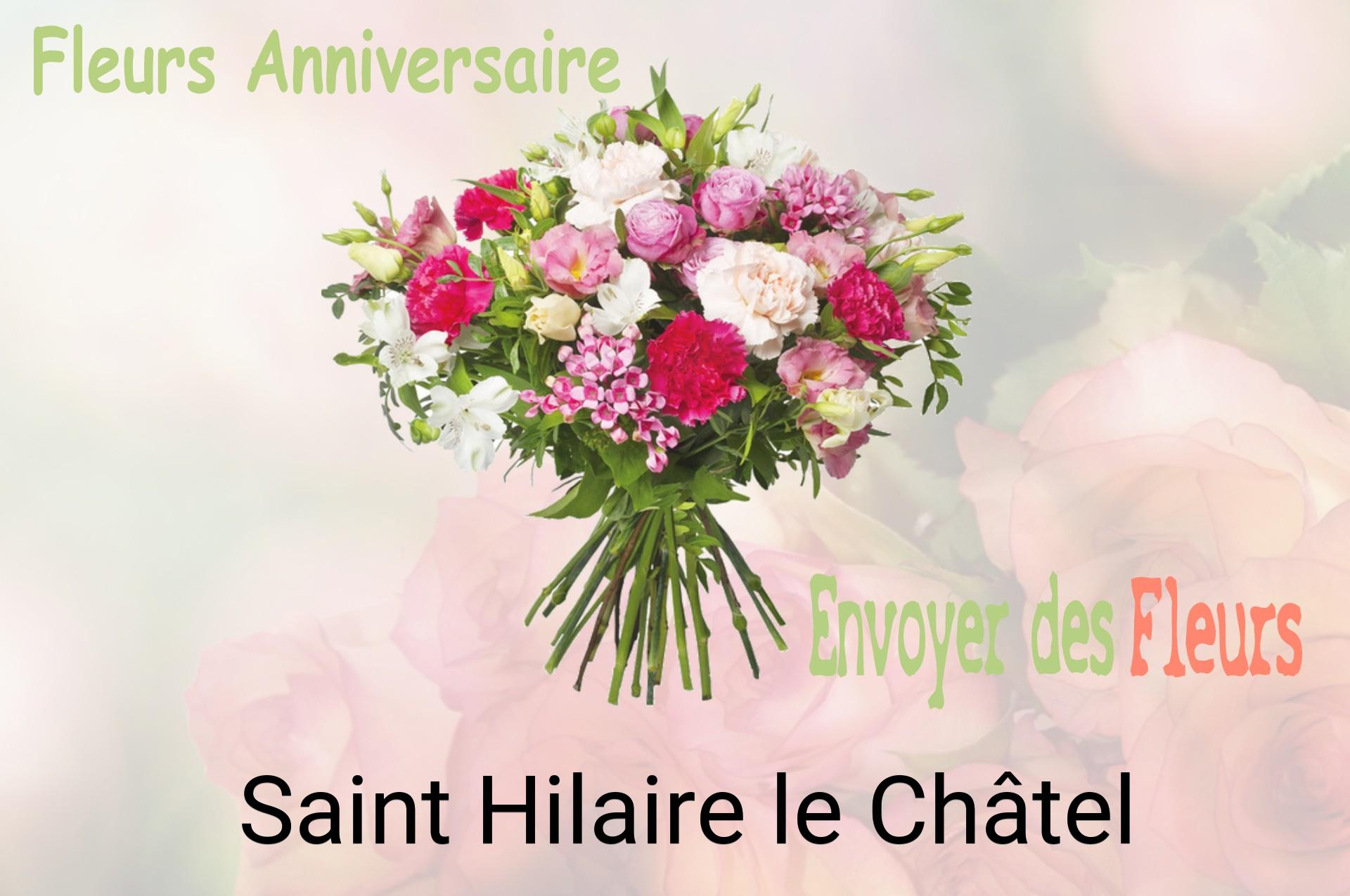 Bouquet de fleurs d’anniversaire livré à Saint-Hilaire-le-Châtel
