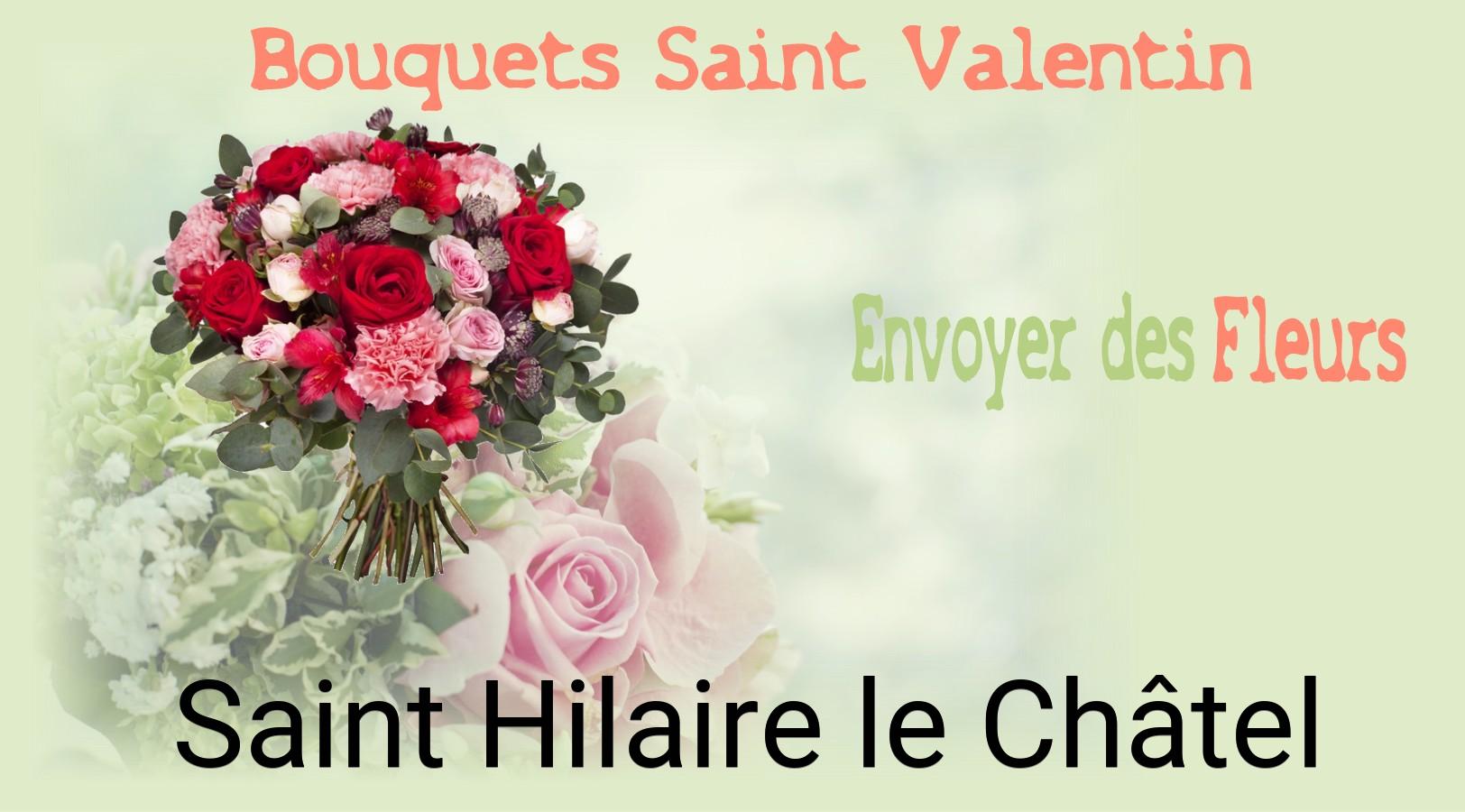 Roses de Saint-Valentin livrées à Saint-Hilaire-le-Châtel